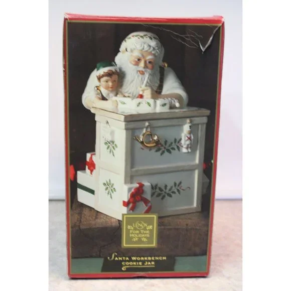 Cookie Jar - Santa's Workbench by Lenox - Picture 9 of 10